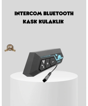 BT22 Kask İçi Bluetooth Kulaklık Hızlı Eşleşme ve Gürültü Önleyici Mikrofon