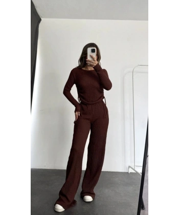 Bubble alt üst takım kahve pt510446