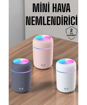 Buharlı Hava Nemlendirici Aromaterapi Renk Değiştirilebilir