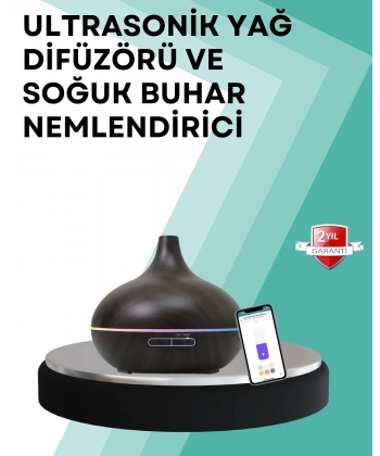 Büyük Su Hazneli Ultrasonik Difüzör ve Oda Nemlendirici
