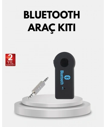 Car Bluetooth AUX Oto MP3 Player Kablosuz Müzik ve Görüşme Cihazı