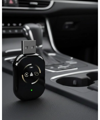CarPlay Destekli Araçlar İçin Kablosuz Android Auto Dönüştürücü