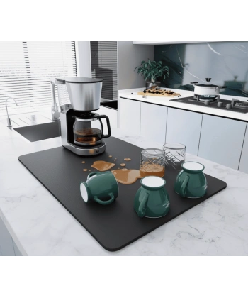 Çay Makinesi Altlığı Su Emici Kaymaz Taban Tezgah Koruyucu Kurulama Matı
