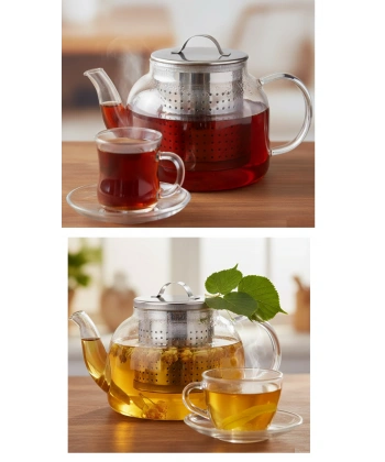 Çay Süzgeci Büyük Boy Paslanmaz Çelik Demlik İçi Çay Süzgeci Geniş Hacimli ve Dayanıklı