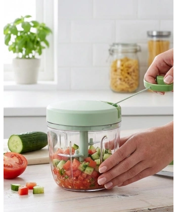 Çek Bırak Mekanizmalı Manuel Doğrayıcı Sebze ve Soğan Rondosu