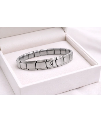 Çelik Nomination Bileklik Aslan Burcu | Paslanmaz Çelik Burç Bilekliği | Güçlü ve Şık Tasarım