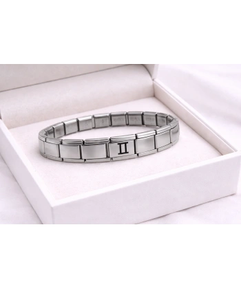 Çelik Nomination Bileklik İkizler Burcu | Paslanmaz Çelik Burç Bilekliği | Modern ve Şık Tasarım