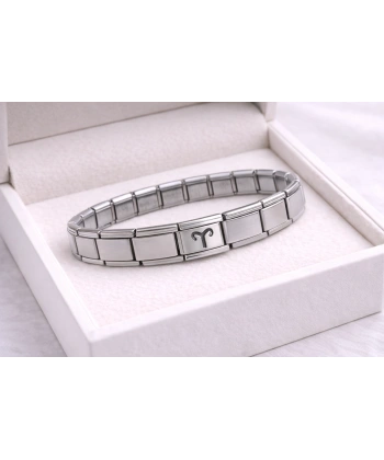 Çelik Nomination Bileklik Koç Burcu | Paslanmaz Çelik Burç Bilekliği | Güçlü ve Şık Tasarım