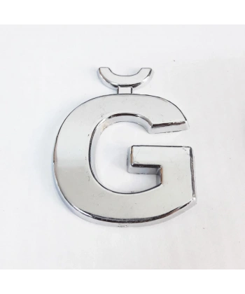 Cemax Ğ Harfi  3,75 cm Krom Yapışkanlı