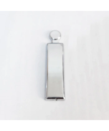 Cemax İ Harfi  3,75 cm Krom Yapışkanlı