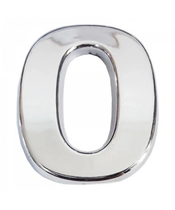 Cemax Krom Yapışkanlı 0 Rakamı 5 cm