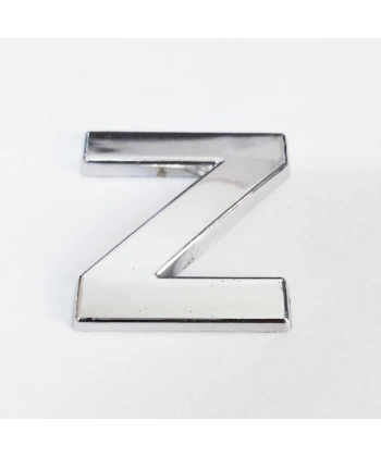 Cemax Z Harfi  3,75 cm Krom Yapışkanlı