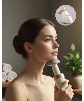 Çene ve Boyun Toparlayıcı Egzersiz Masaj Aleti Yaylı Sistemli