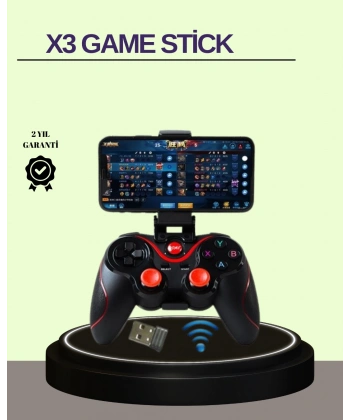 Çift Analog Joystick ve 14 Tuşlu Bluetooth Oyun Kumandası
