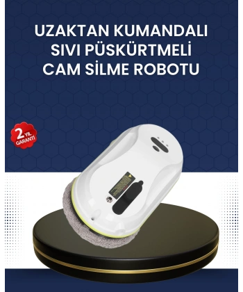 Çift Diskli Güvenli Otomatik Cam Silme Robotu
