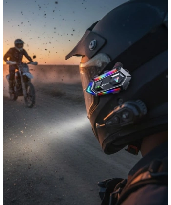 Çift Gürültü Azaltmalı Motosiklet Kask Telsiz Kulaklık