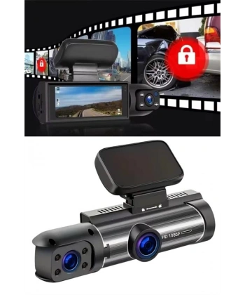 Çift Kameralı Araç Kamerası Ön ve Arka Kameralı