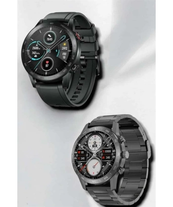 Çift Kordonlu Yüksek Çözünürlüklü Akıllı Saat Uyku İzleyici & Spor Modları