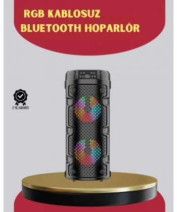 Çift Sürücülü Taşınabilir Kablosuz Hoparlör