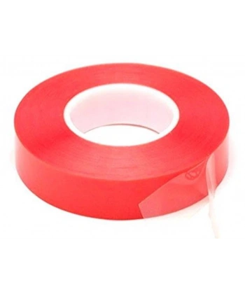 Çift Taraflı Akrilik Silikonize Bant 18 mm x 2 metre Kırmızı VHB