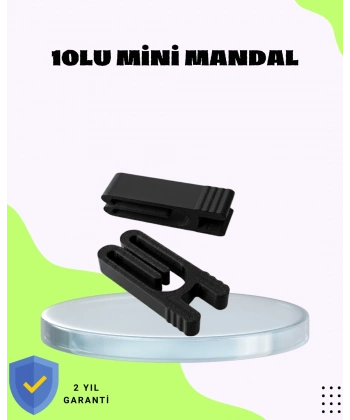 Cips Kahve ve Bakliyat İçin Poşet Kapatma Mandalı 10’lu