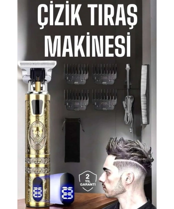 Çizik Tıraş Makinesi Şarjlı Paslanmaz Çelik Bıçaklı Uzun Ömürlü