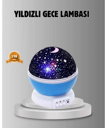 Çocuk Gece Lambası 6 Modlu Renkli LED Enerji Tasarruflu Masal Işığı