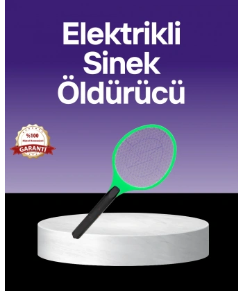 Çocuk ve Evcil Hayvan Dostu Elektrikli Sinek Raketi | Güvenli Kullanım