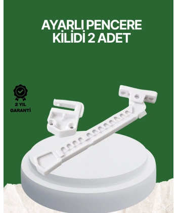Çocuk ve Evcil Hayvanlar İçin Pencere Emniyet Kilidi 2 Adet