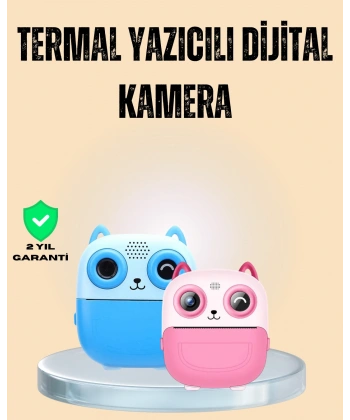 Çocuklar İçin Eğlenceli Dijital Kamera 1300mAh Şarjlı