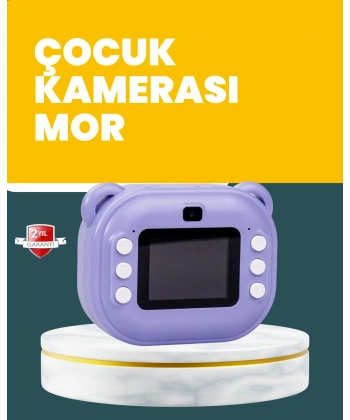 Çocuklar İçin Şipşak Baskı Kamera – 18 Efektli, Oyun ve Müzik Özellikli