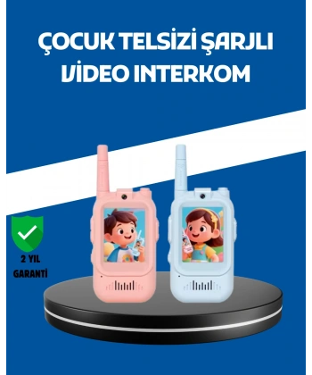 Çocuklar İçin Video Görüşmeli Walkie Talkie Uzun Mesafe İletişim