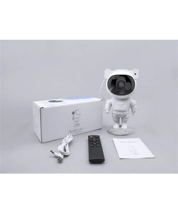 Çocuklara Özel Projeksiyon Astronot Lamba Speaker Sevimli