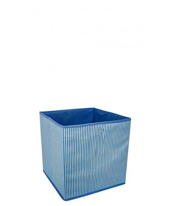 Çok Amaçlı Dolap İçi Düzenleyici Kutu - Mavi Çizgili