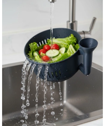 Çok Amaçlı Sebze Yıkayıcı Ergonomik Tasarım Süzgeçli Mutfak Kabı