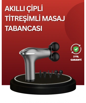 Çok Fonksiyonlu 4 Başlıklı Şarjlı Masaj Aleti Kas Ağrısı Rahatlatıcı