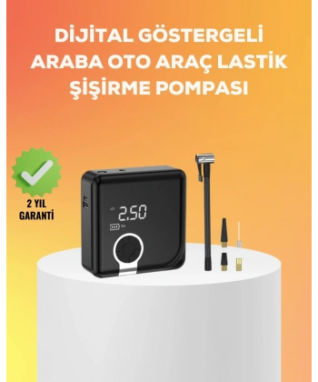 Çok Fonksiyonlu Akıllı Lastik Şişirme Cihazı