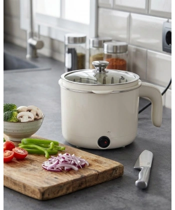Çok Fonksiyonlu Elektrikli Pişirici 1 Litre Buharda Sebze Pişirme Özellikli