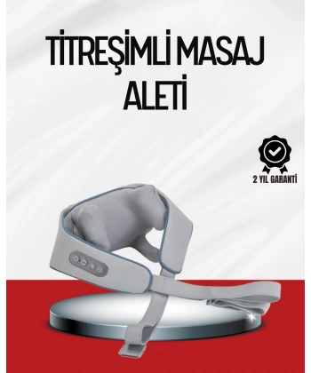 Çok Fonksiyonlu Kablosuz Masaj Aleti | 2 Modlu Isıtmalı