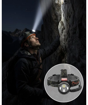 Çok Fonksiyonlu LED Kafa Feneri Ayarlanabilir Odaklı