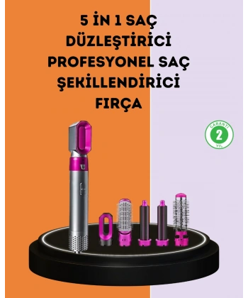 Çok Fonksiyonlu Saç Kurutma ve Şekillendirme Makinesi 5 Başlık