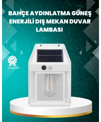 Çok Modlu Güneş Enerjili Bahçe ve Balkon Lambası