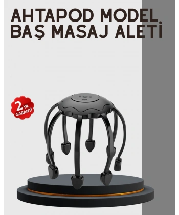 Çok Noktalı Elektrikli Kafa Masaj Cihazı 3 Modlu Rahatlatıcı Masaj