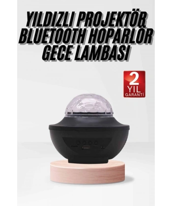 Çok Renkli Projektör Lamba Disko Topu Gece Lambası Kablosuz
