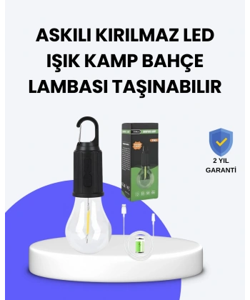 Çok Yönlü Asma Kancalı Kamp Işığı