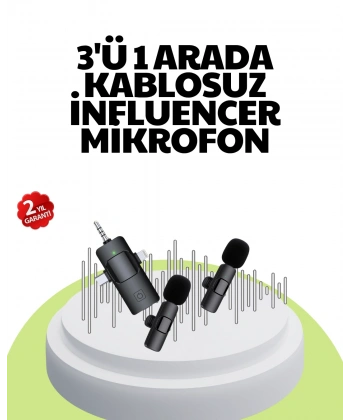 Çok Yönlü Mikrofon - Net Ses, Uzun Pil