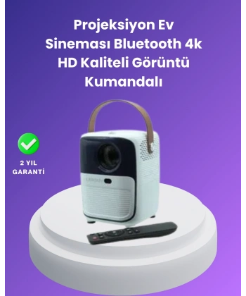 Çoklu Giriş Destekli Projektör – HDMI, USB ve Kulaklık Bağlantı Seçenekleriyle Geniş Uyumluluk