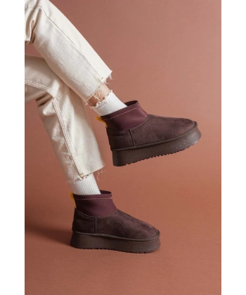 Cuen Kahverengi Süet Bot