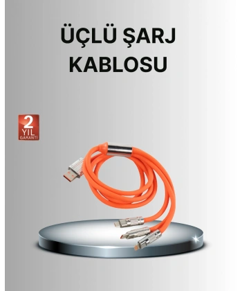 Dayanıklı Hızlı Şarj Kablosu – Esnek, Kırılmaz ve Yüksek Hızlı Veri Aktarım Destekli