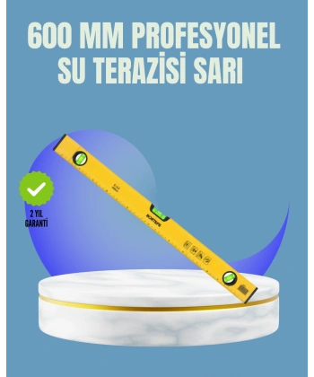 Dayanıklı Plastik Gövdeli 600 mm Su Terazisi